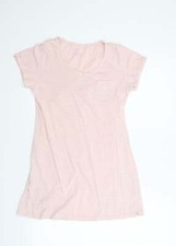 Matalan Womens Pink Cotton Blend Capri Dress Size S