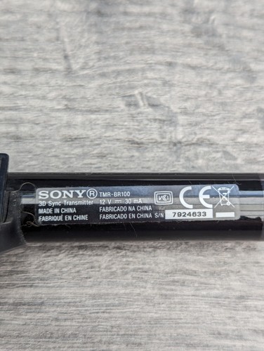 Sony Bravia TDG-BR100 & BR50 Adult Size 3D Glasses w/ pouch & Sync Transmitter - Picture 11 of 11