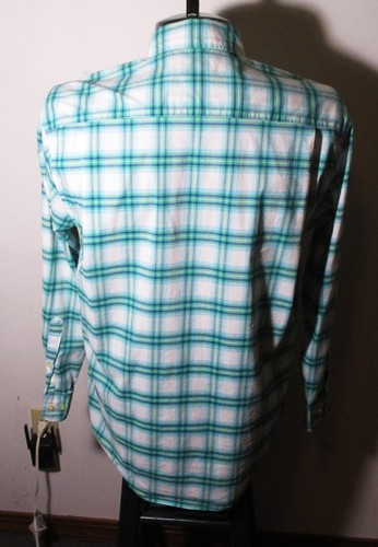 ORVIS Green Linen Blend Long Sleeve Shirt Men's Size M - Picture 5 of 6