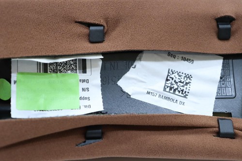 2014 - 2024 MASERATI GHIBLI REAR RIGHT SEAT BOLSTER CUSHION COVER OEM ORANGE_ICU - Bild 11 von 12