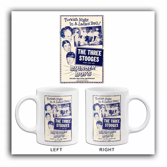 Blunder Boys - The Three Stooges - 1955 - Movie Poster Mug