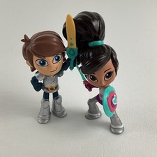 Nickelodeon Nella The Princess Knight Sir Garrett  Nella Action Figures Toy Lot