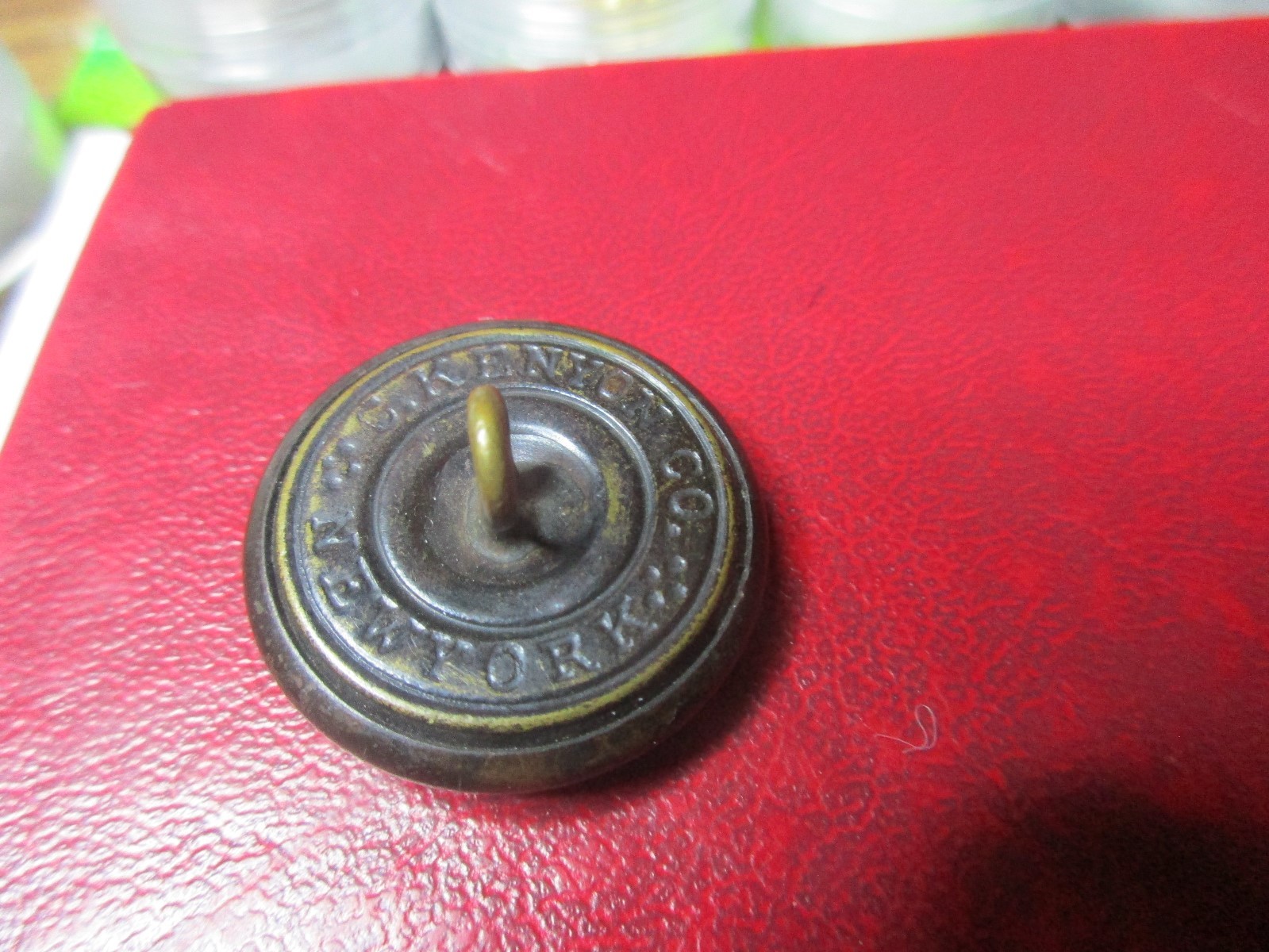 Militaria US Army Jacket Button 1907 Kenyon Co. Rare. eBay