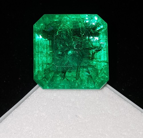 42,97 ct natürlicher kolumbianischer großer Smaragd loser Edelstein ZERTIFIZI...