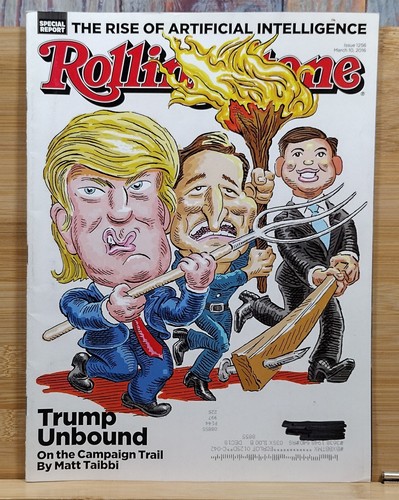 Rolling Stone Magazine #1256 MARCH 20, 2016 Trump Unbound On The Campaign Trail - Picture 2 of 19