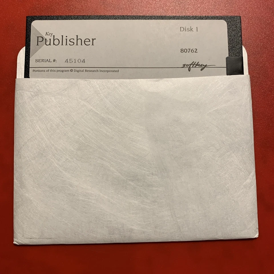 Vintage Key Publisher Softkey Set of Floppy Disk Desktop Publishing 45104-44053 - Image 2 of 4