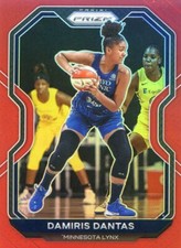 2021 Panini WNBA Prizm DAMIRIS DANTAS #78 RED PRIZM #220/299 LYNX