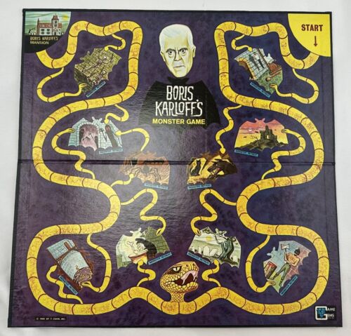 1965 Boris Karloff's Monster Game by Game Gems New Old Stock Never Played - Picture 12 of 21