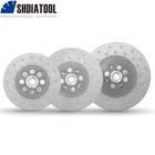 Diamond Grinding Wheel 5/8-11 Double Cutting Disc/Blade for Stone 4-5" Saw Blade