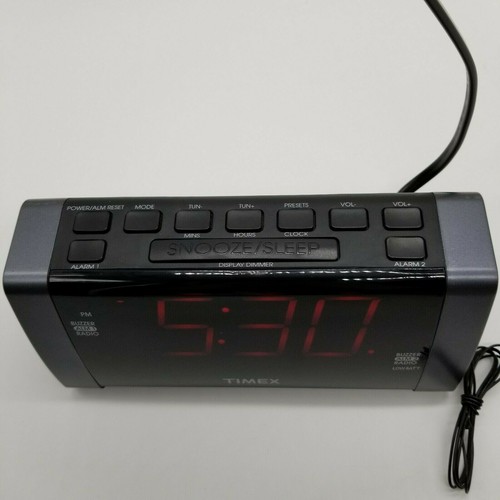 TIMEX Digital Alarm Clock Radio | Big Display, MP3 Line In, AM/FM, Dual Alarms - Picture 2 of 4