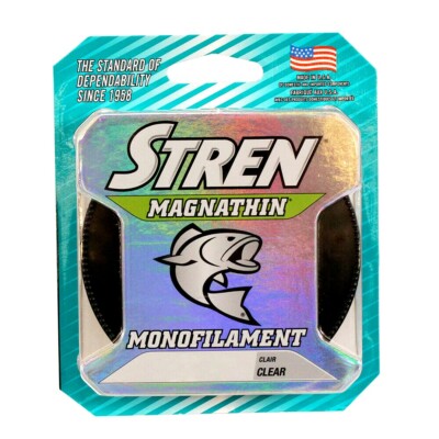Stren Magnathin Monofilament 4 6 8 10 12 16 20 30 lbs 330 yds All Colors