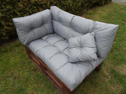Palettenkissen Palettenauflage GRAU 120 x 60 Palettensofa Euro PRODUZENT - Bild 6 von 12