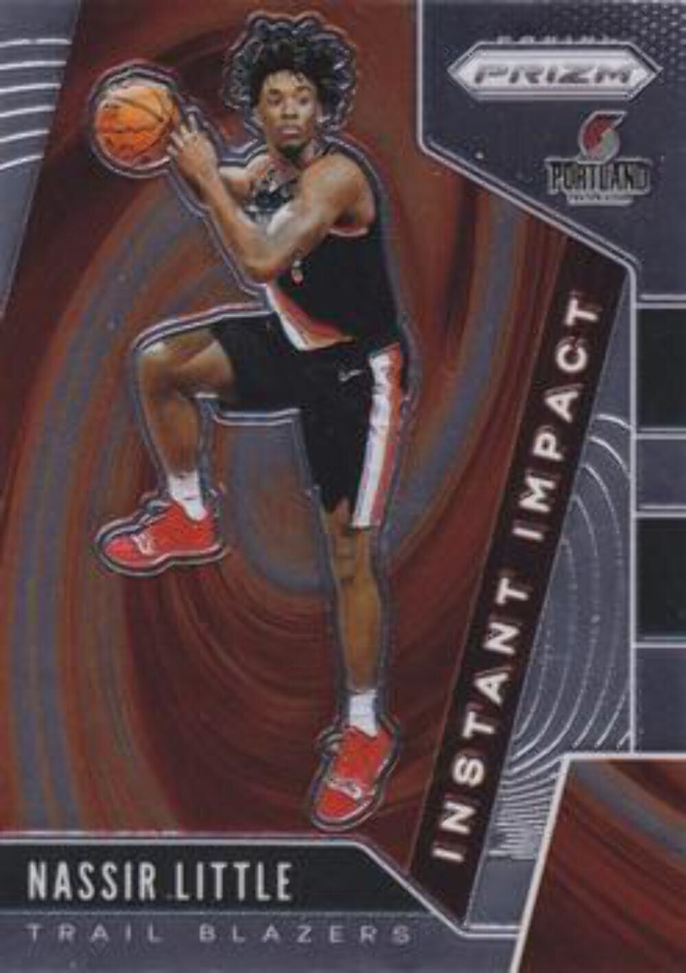 #19 Nassir Little - Portland Trail Blazers - 2019-20 Panini Prizm - Instant Impa