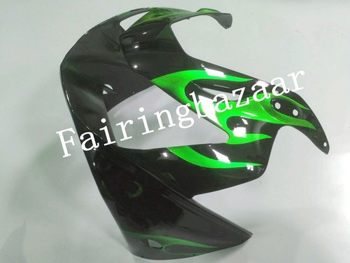 Kit de carenado por inyección ABS apto para 2000 CBR929RR negro caramelo verde llamas - Imagen 2 de 5