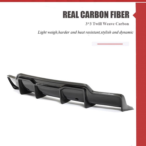 For 2016-2023 Tesla Model 3 Sedan Real Carbon Rear Bumper Diffuser Bodykit Lip - Bild 10 von 14
