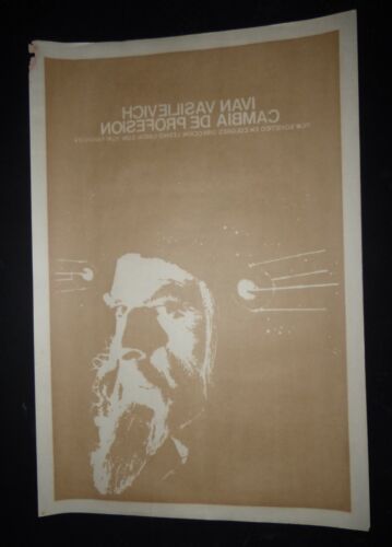 IVAN THE TERRIBLE Original 1974 Cuban Poster for Soviet Time Machine Movie CUBA - Picture 5 of 6