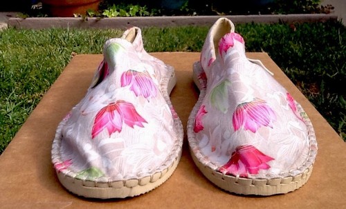 HAVAIANAS ALGODÓN FLORAL DESLIZANTES MUJER TALLA 7 - Imagen 5 de 7