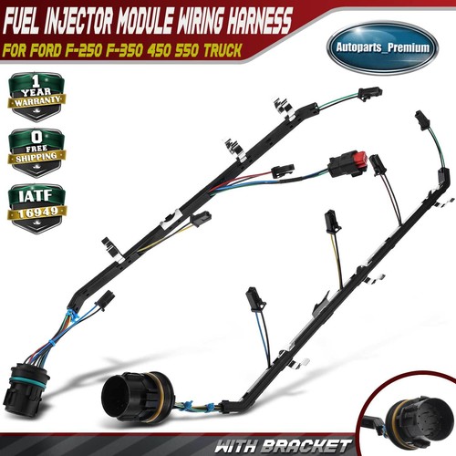 FICM Fuel Injector Wiring Harness for Ford F-250 F-350 450 550 Truck Left &Right - Picture 1 of 10