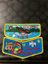 OA KU-NI-EH LODGE 145 SHA-NEE CHAPTER TWO PIECE SET