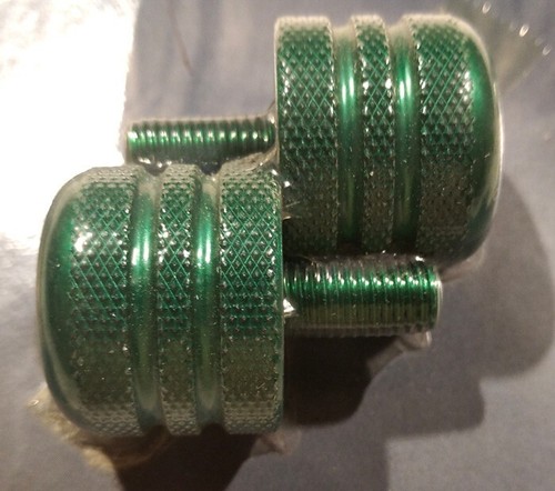TERMINALI MANUBRIO ER6 Z 750 1000 ZX6R ERGAL VERDE DELLA LIGHTECH KTMK - Foto 4 di 5