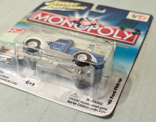 Johnny Lightning Monopoly 70th Anniversary '40 Ford Pickup & Game Token 1/64 - Picture 4 of 7