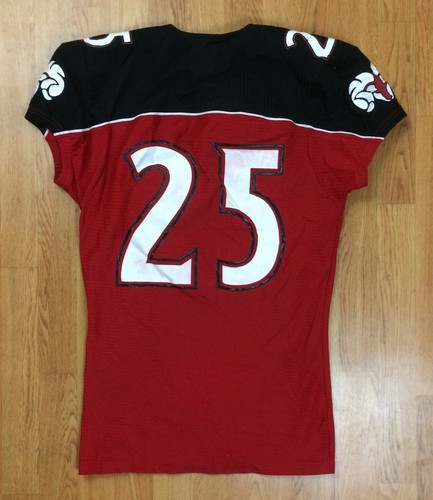 Camiseta deportiva de fútbol americano auténtica de los Winston-Salem de los State Rams #25 L WSSU Rams - Imagen 5 de 5