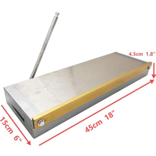 6" x 18" Feinpol Magnetfutter Spannfutter Permanent mit Zubehör Liftin - Bild 2 von 21