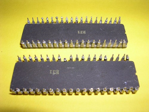 Deux (2) tranche de microprocesseur 4 bits National Semiconductor IDM2901AJC (AMD 2901) - Photo 3/3