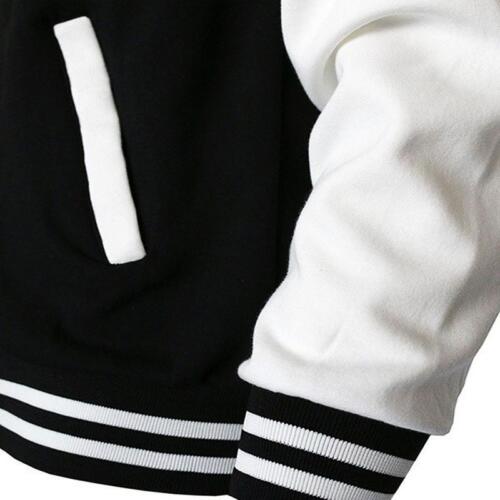 Unisex Varsity Style Fashion Letterman University College Baseball Jacket New - Picture 3 of 20