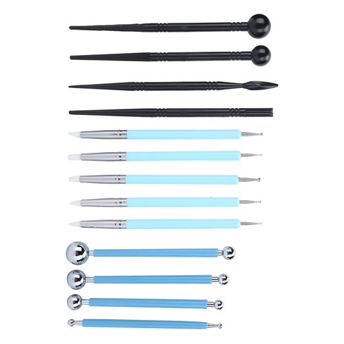 13Pcs/Set Cake Carved Pens Flower Modelling Tools Fondant Cake Decorating Molds - Picture 11 of 12