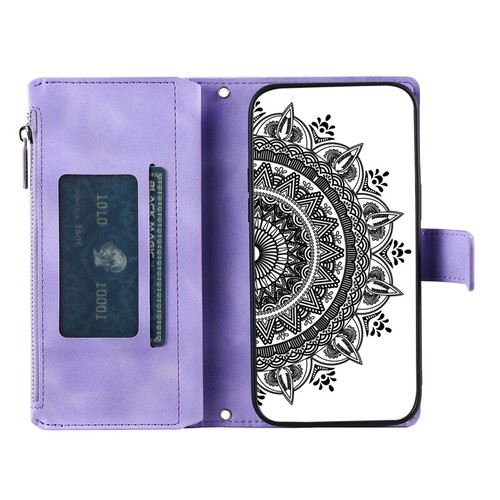 Crossbody Wallet Case Zip Card Flip Cover for Samsung A12/A22/A32/A42/A52/A72 - Picture 8 of 33