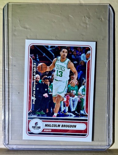 2023-24 Malcolm Brogdon Panini NBA Basketball #449 Sticker Trail Blazers - Picture 1 of 2