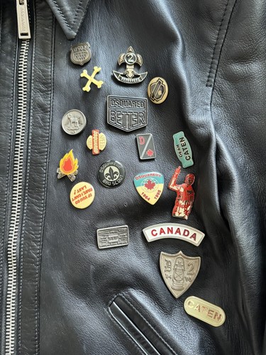 dsquared leather jacket men $2k - Picture 2 of 6