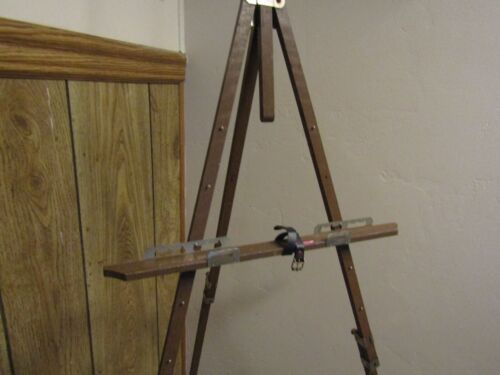 Tomisaka Wood & Metal Easel Made in Japan, (flathead screws) Vintage/Antique - Picture 13 of 16