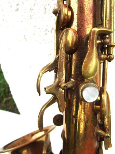 CONN PAN AMERICAN ALTO SAXOPHONE, SERIAL # 0180, CASE - Picture 10 of 15