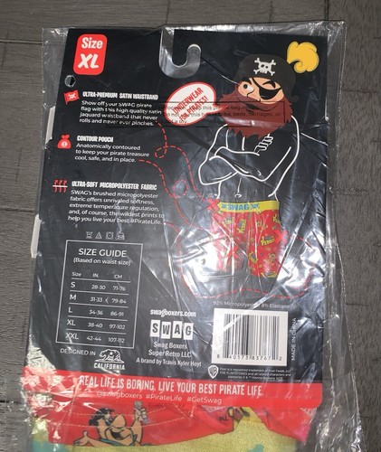 B1 MENS XL SWAG BOXER BRIEFS FLINTSTONES FRUITY PEBBLES UNDERWEAR CEREAL CARTOON - Picture 8 of 12