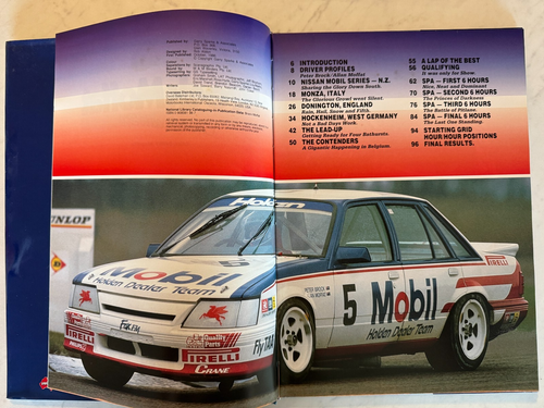 PETER BROCK / A MOFFAT ON THE ROAD TO SPA 24 HOURS 1986 HOLDEN VK COMMODORE BOOK - Picture 5 of 7