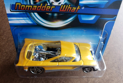 Hot Wheels NOMADDER WHAT Yellow #211 FACTORY SEALED 2006 SET 1:64 PR5 Wheels VAR - Picture 8 of 16