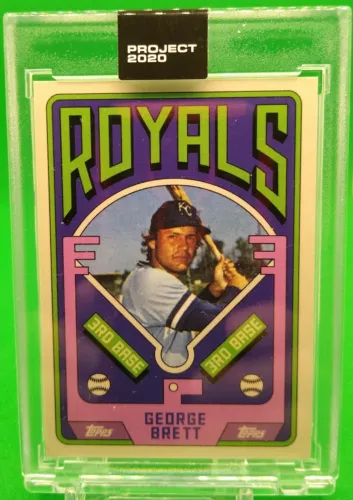 Topps Project 2020 MLB Baseball Card 1975 George Brett Online Exclusive 