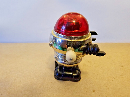 Vintage Tomy Rascal Robots Lost in Space Aufziehspielzeug Taiwan 1977 Gold/Schwarz #2 - Bild 2 von 5