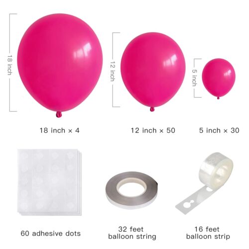 84 Stck. Geburtstag Party Ballons für Damen & Herren Hochzeit Baby Mädchen und Junge Duschen - Bild 5 von 12