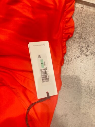 Traje de baño Calvin Klein NARANJA ACOLCHADO SUJETADOR LADO RUSO Halter UNA pieza talla 8 Nuevo con etiquetas - Imagen 4 de 9