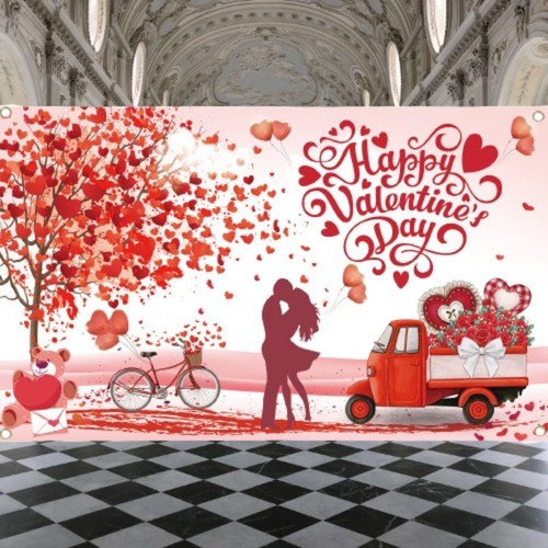 Celebrate Valentine's Day Photography Backdrop Photography Props - Picture 3 of 7