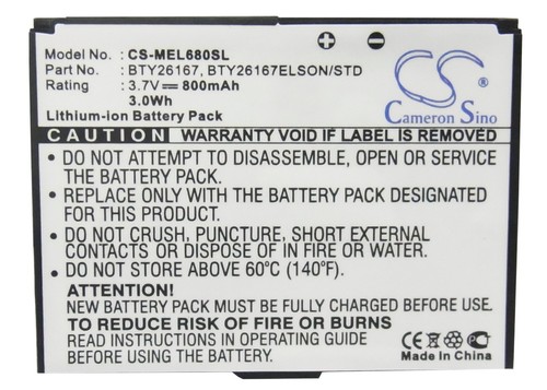 Premium Battery for Emporia Elson EL680, Mobistel EL680, BTY26167ELSON/STD NEW - Picture 5 of 5