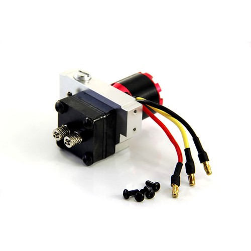 Hydraulic Gear Pump W/Relief Valve for 1/14 RC Trailer Truck Modification Part - Picture 4 of 7