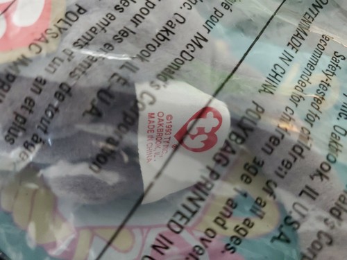 Ty Teenie Beanie Baby #2 1999 | Antsy the Anteater | Juguete Happy Meal de McDonald's - Imagen 4 de 4