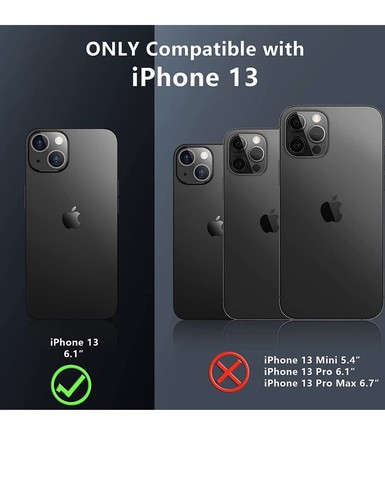 Spidercase Kompatibel mit iPhone 13 Hülle 2021 Stoßfest Stark Schutzhülle 6.1i - Bild 2 von 7