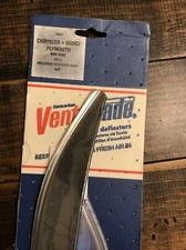 Rain Guards 2Pc Window Vent Visor Shade For Chrysler Dodge Van 90s NOS Steel