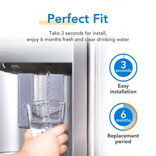 4 Pack Fit For Samsung RFG298HDRS RS25J50 RF263TEAES Water Filter Icepure - Picture 11 of 11