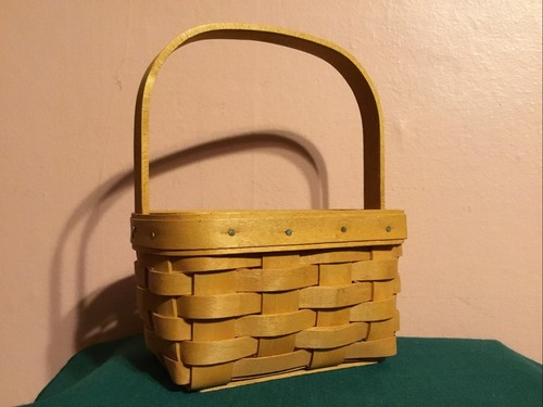2 Longaberger 1998 & 2007 Hostess Appreciation Basket 5" x 3" One with Protector - Picture 5 of 16